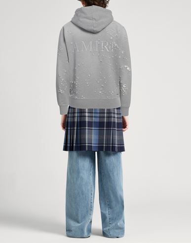 Amiri Man Sweatshirt Light grey Size M Cotton