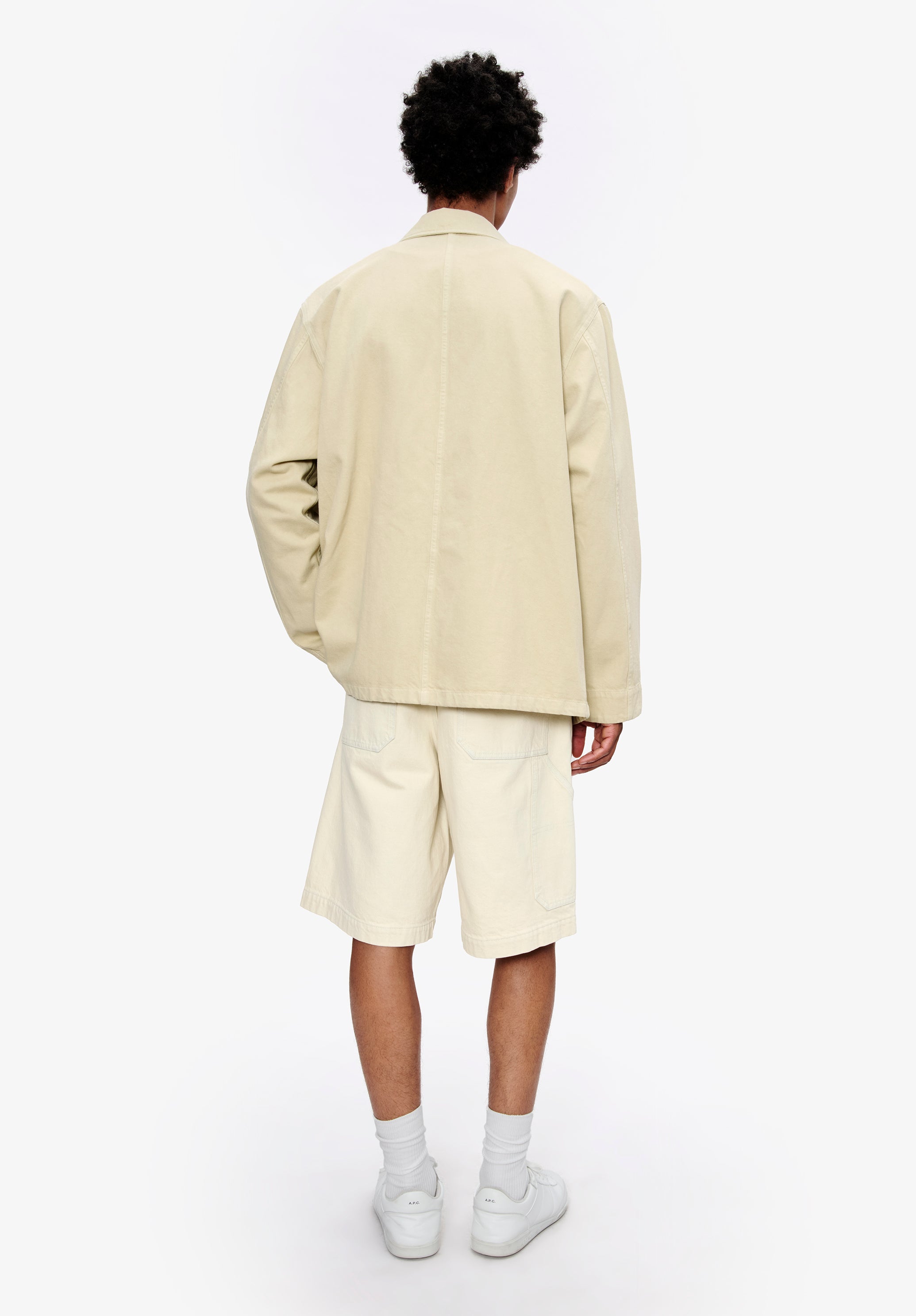A. P.C. Loone Sizee-fit Overshirt-jacket M Sand Yellow