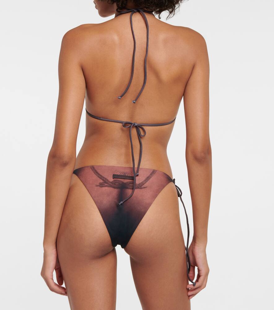 Jean Paul Gaultier Tattoo Collection trompe l'ail bikini top