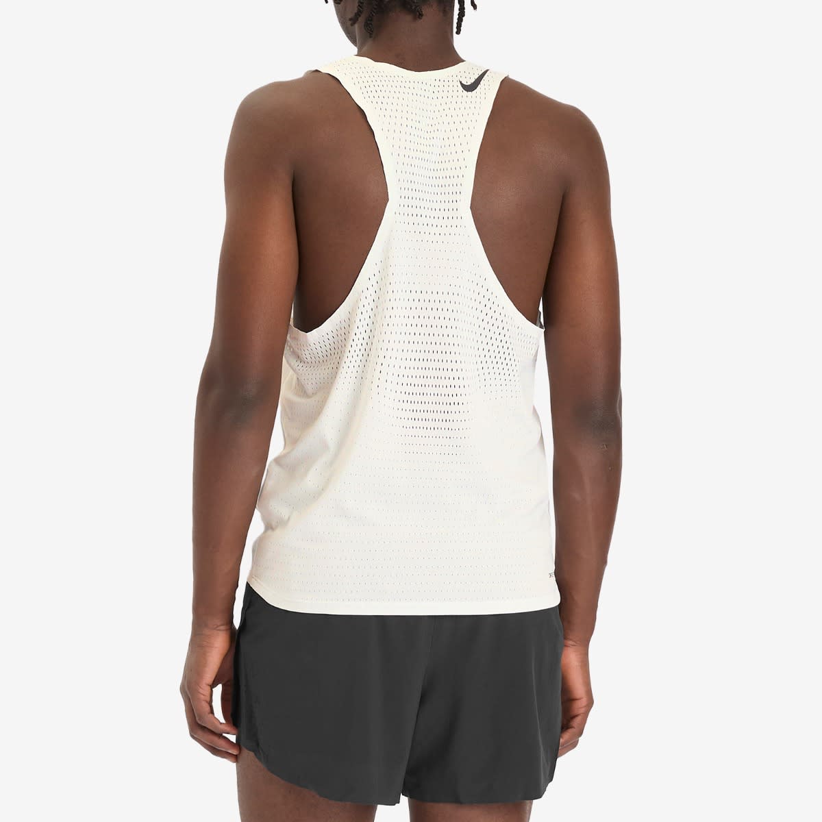 Men's Running Aeroswift Singlet Summit White/Black