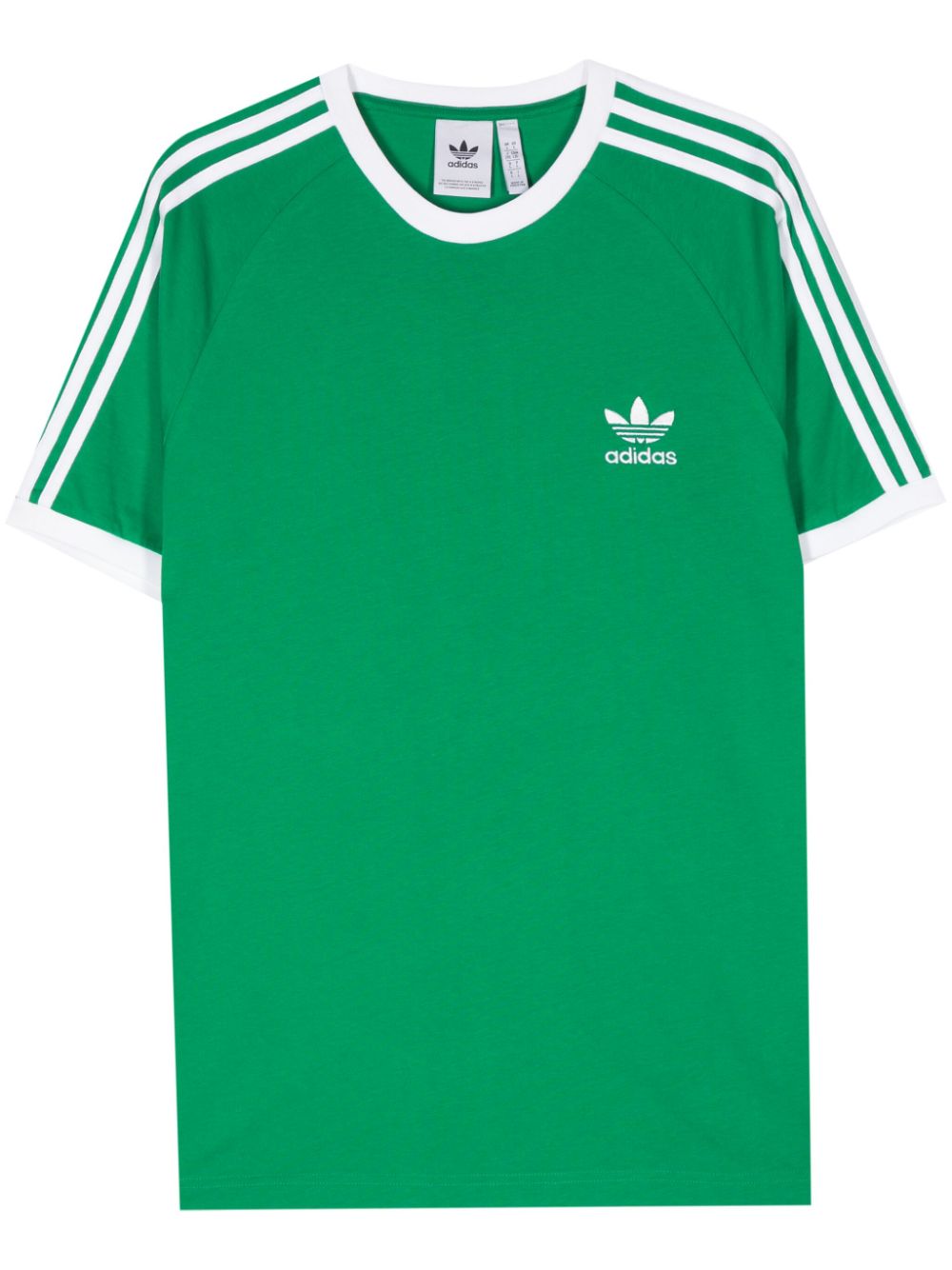 Embossed-logo cotton T-shirt - Green