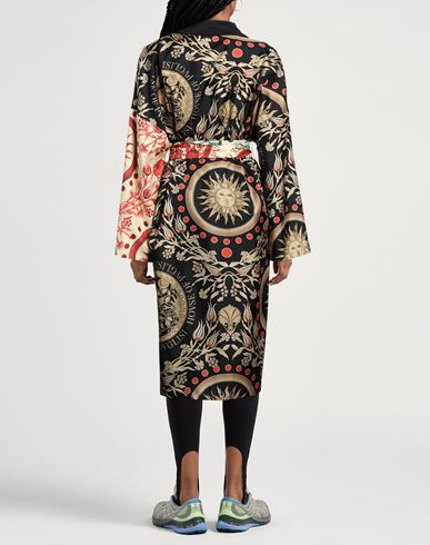 Woman Overcoat & Trench Coat Beige Size 8 Silk, Acetate