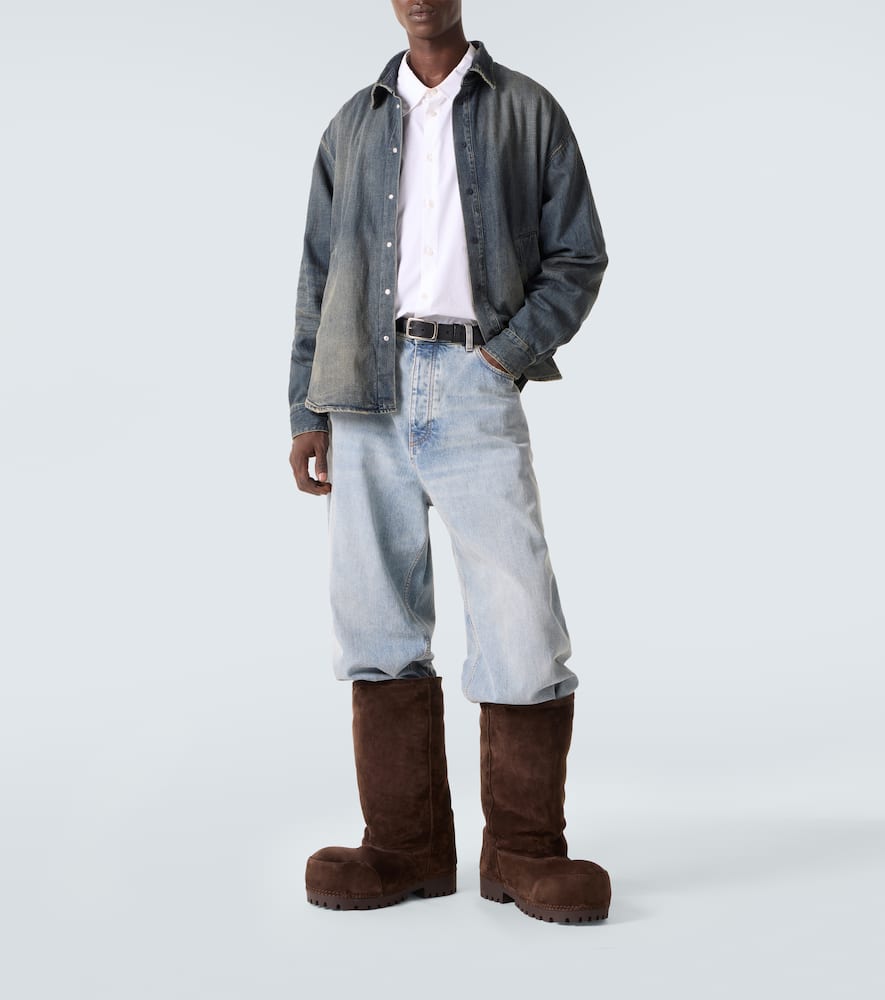 Alaska suede knee-high boots