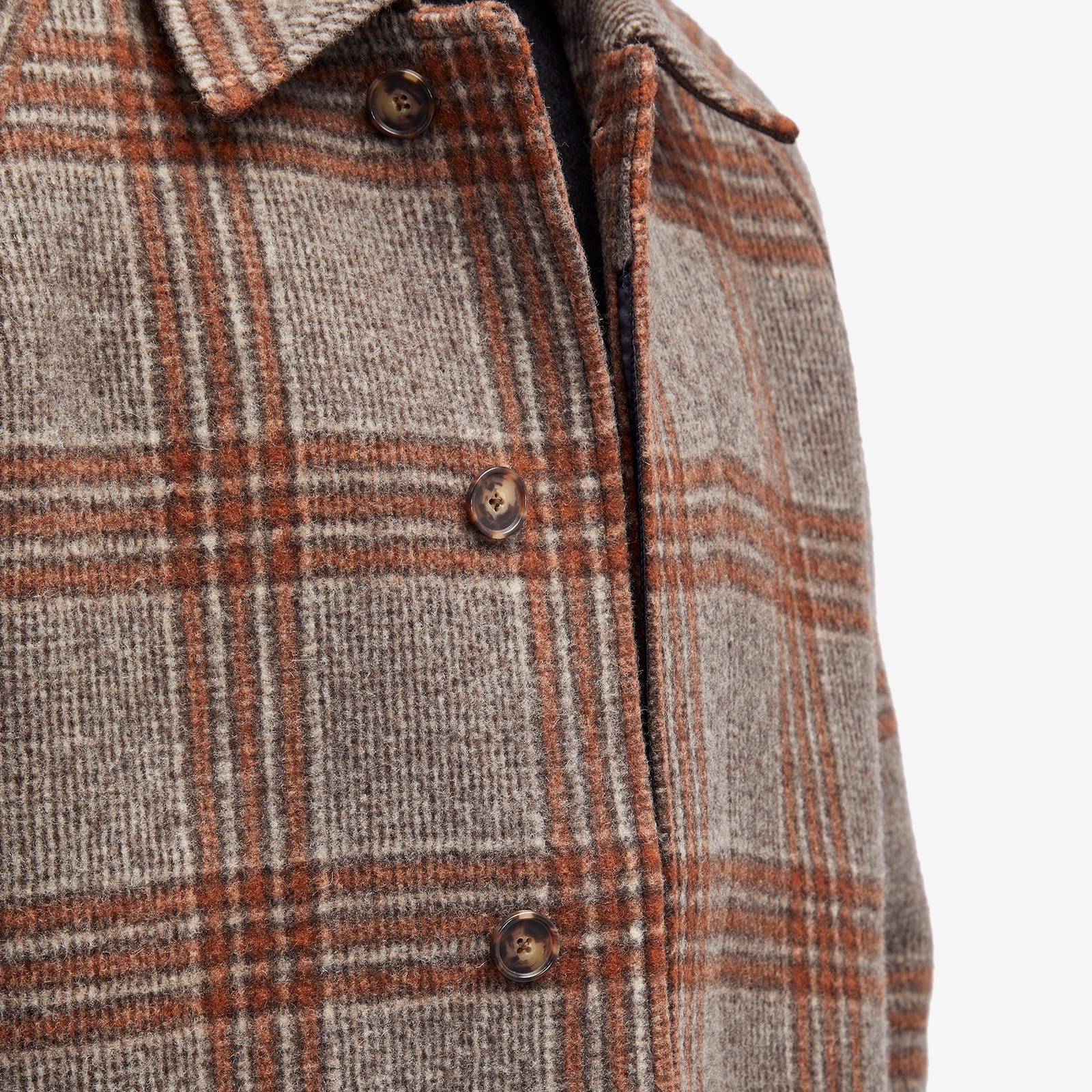 Men's Rocko Wool Car Coat in Multi