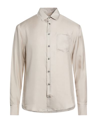 Man Shirt Beige Size 15 ½ Silk