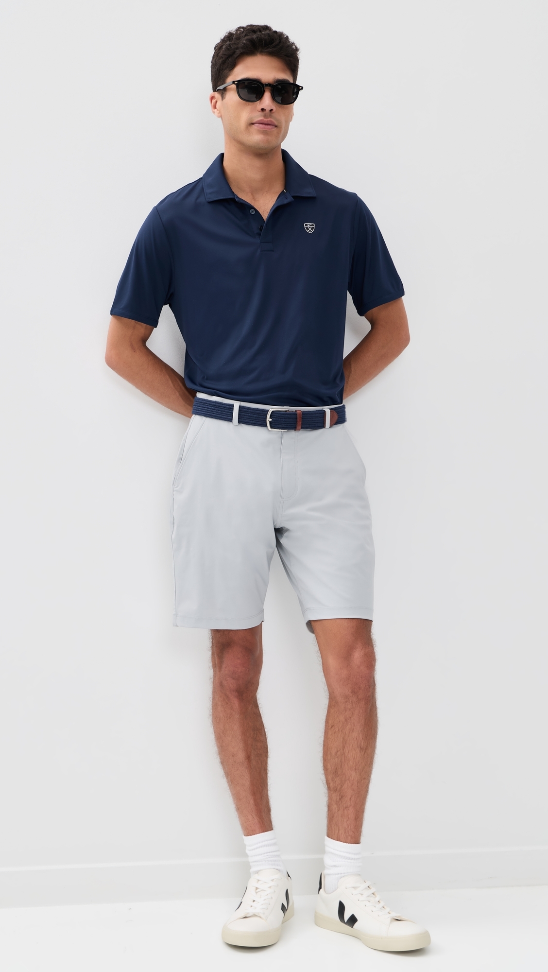 Hanover Pull On Shorts 9 Glacier Grey