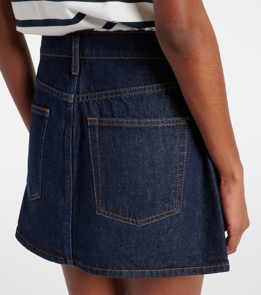 Denim miniskirt