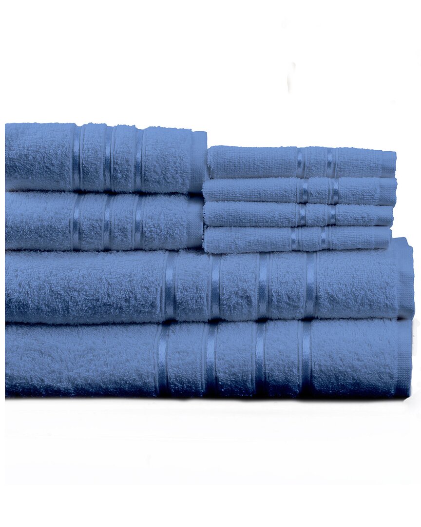 Plush 650 GSM 8Pc Bath Towel Set