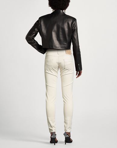 Jacob Cohёn Woman Jeans Cream Size 27 Cotton, Lycra