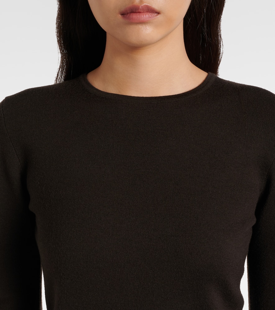 Wool, silk, and cashmere top