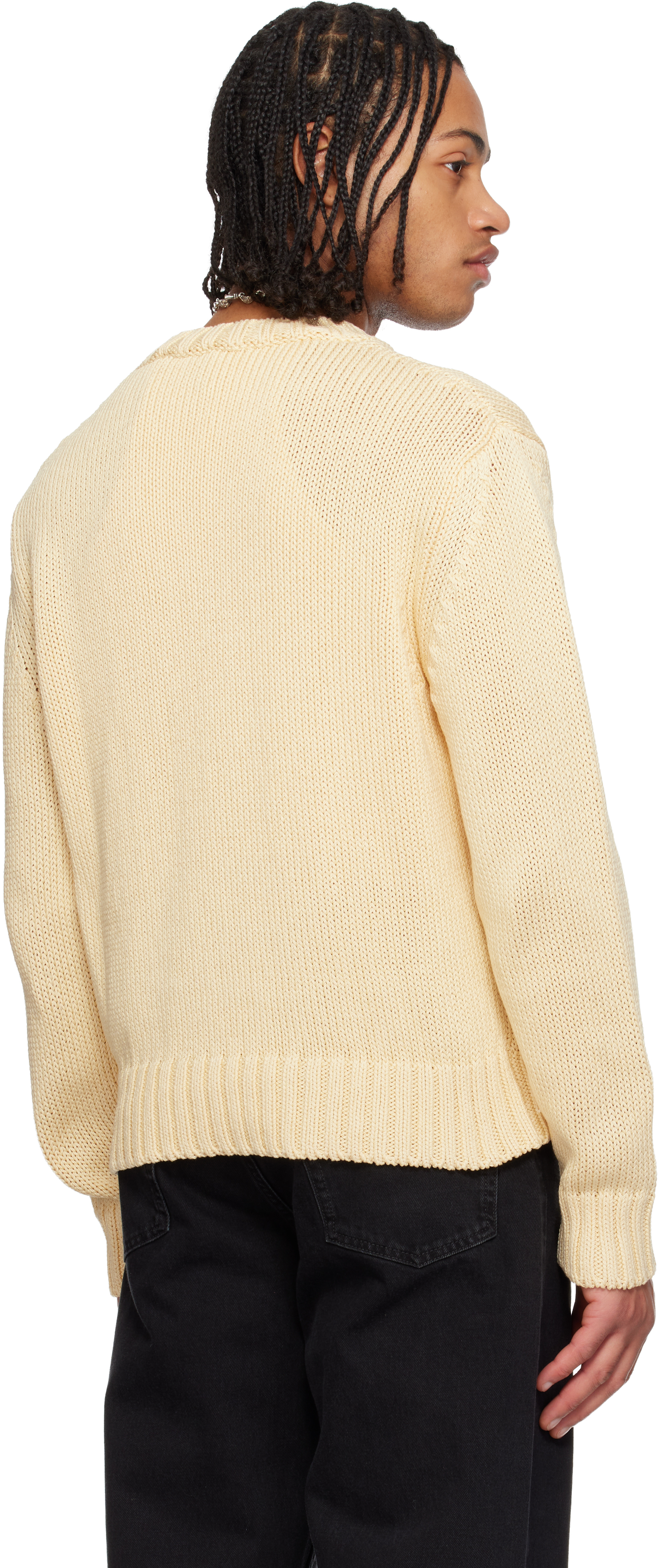 Yellow Frederik Cotton Sweater