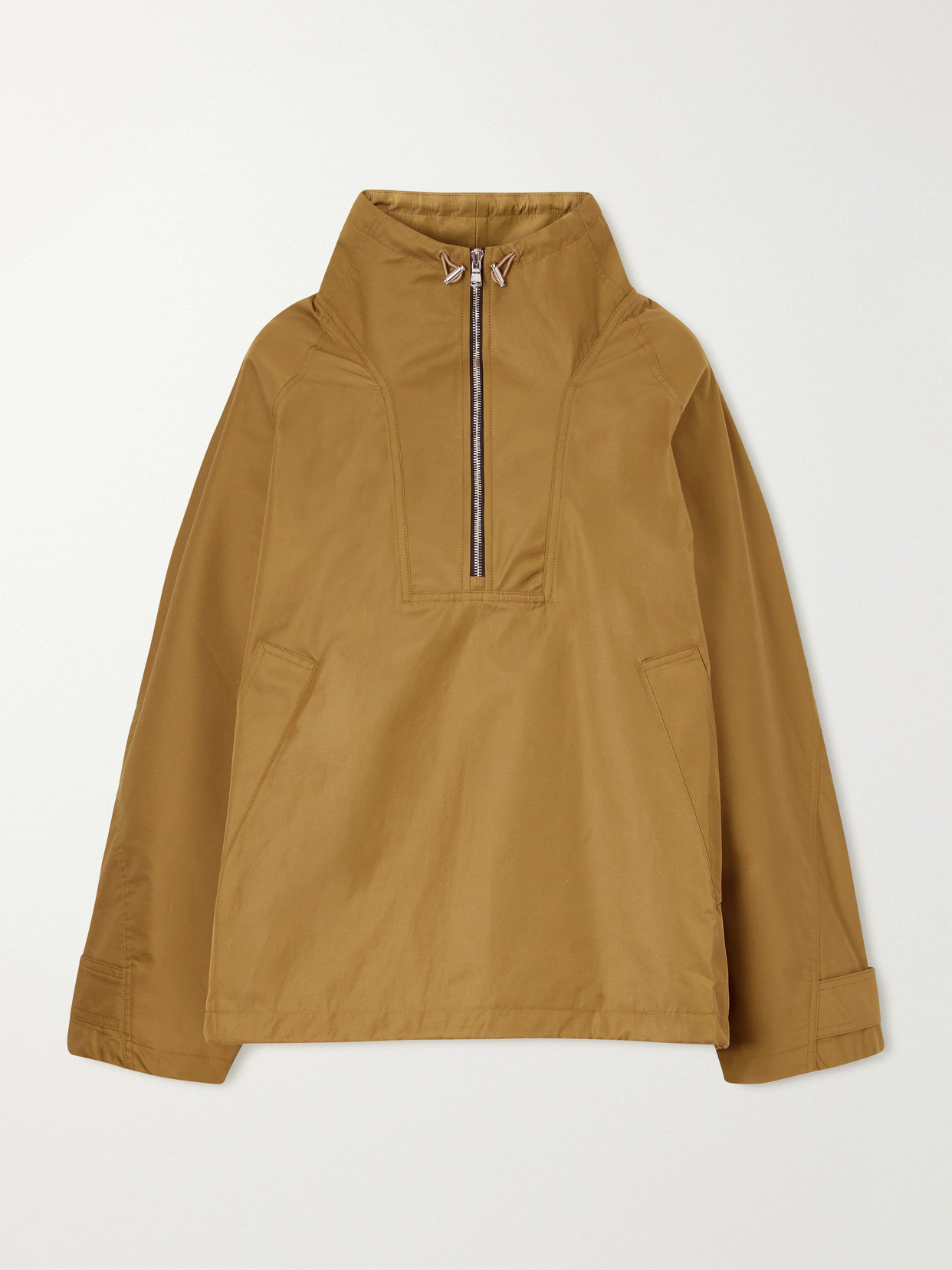 Coulson Half-zip Cotton-blend Shell Jacket - Green