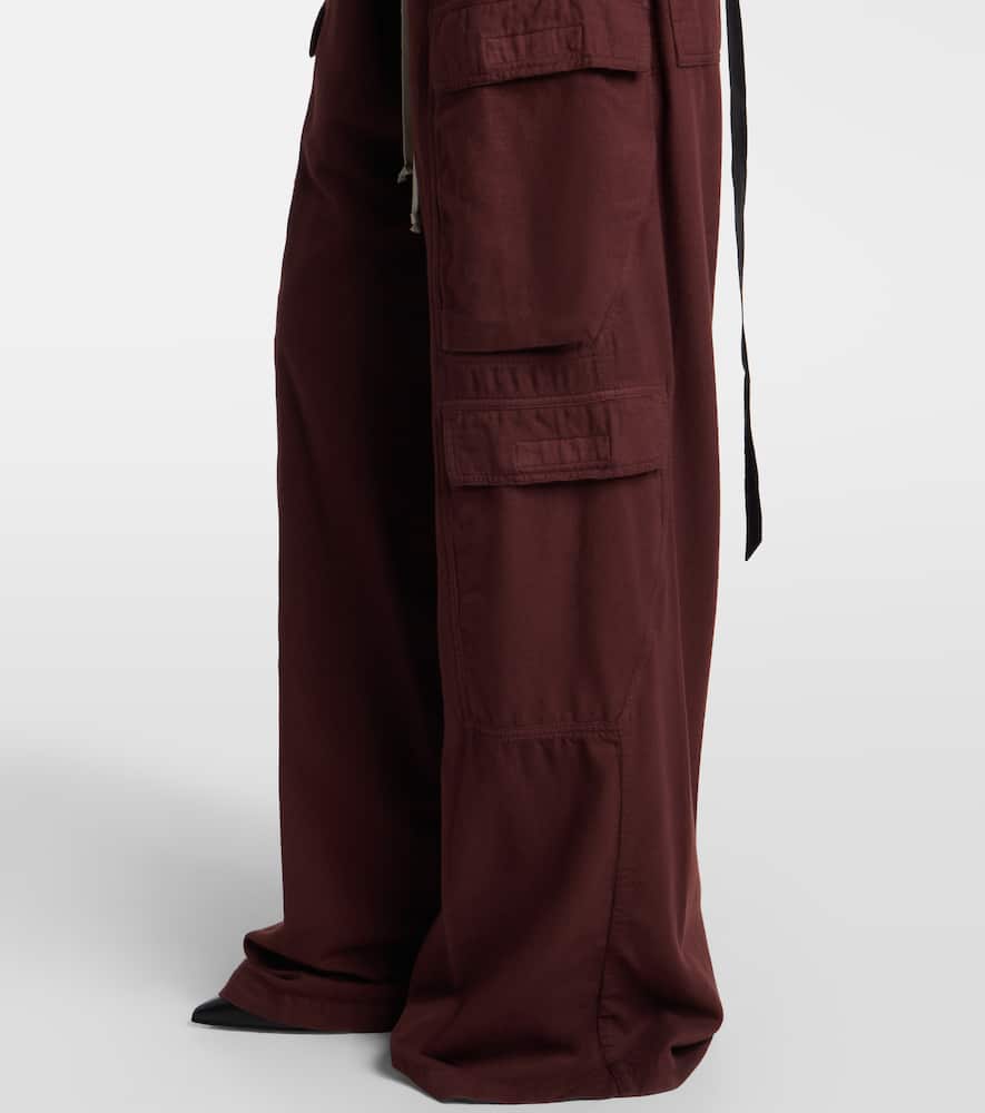 DRKSHDW Jumbo Bela cotton flannel cargo pants