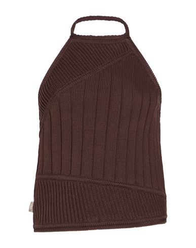 By Daniëlle Cathari Woman Top Brown Size L Cotton