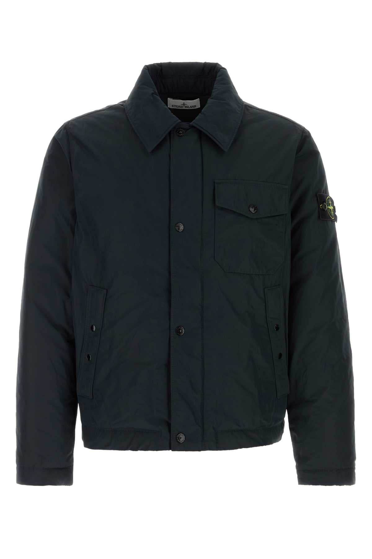 Down-Insulated Down Jacket — Blue