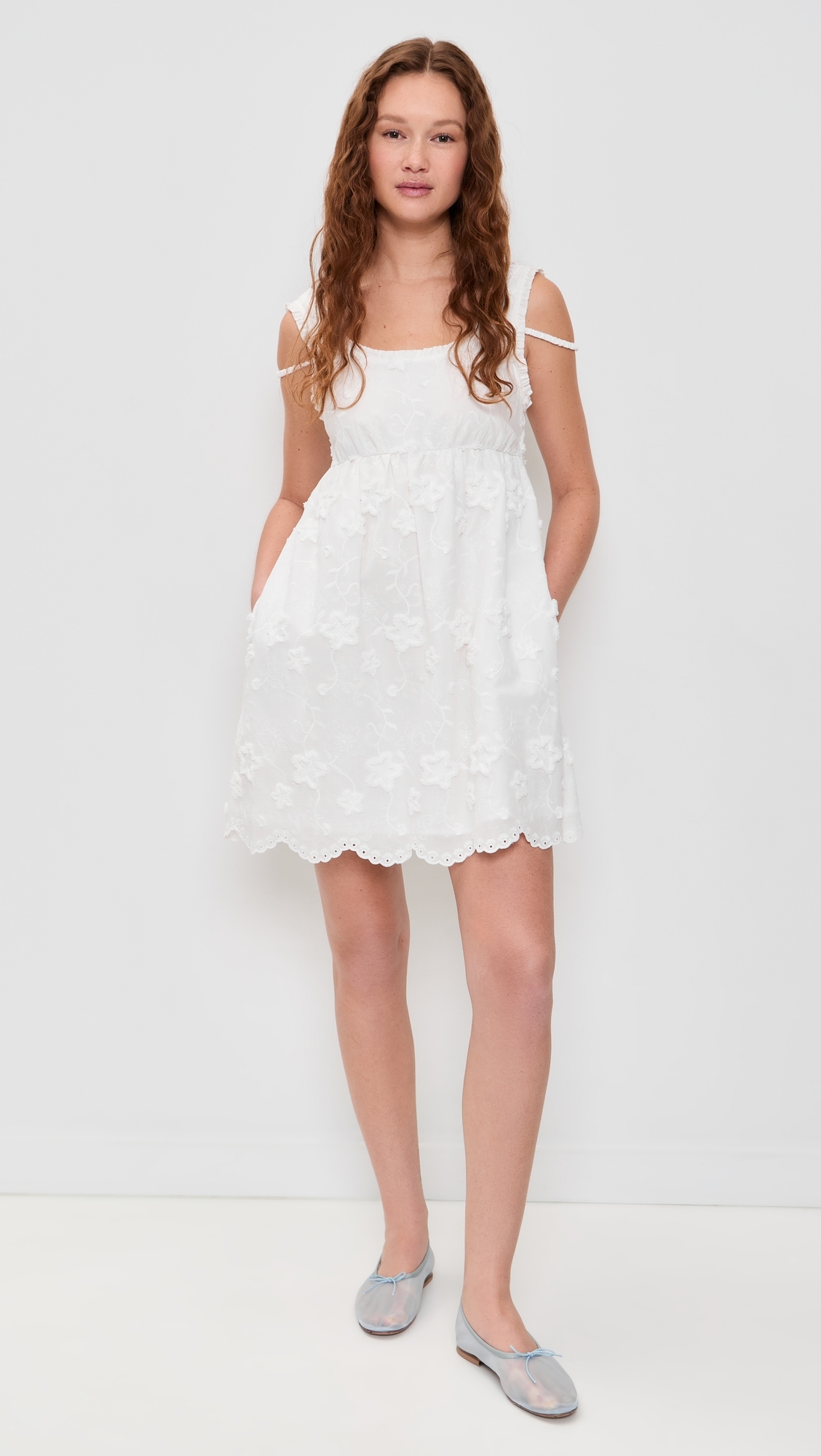 Fleur Bra Dress Cream