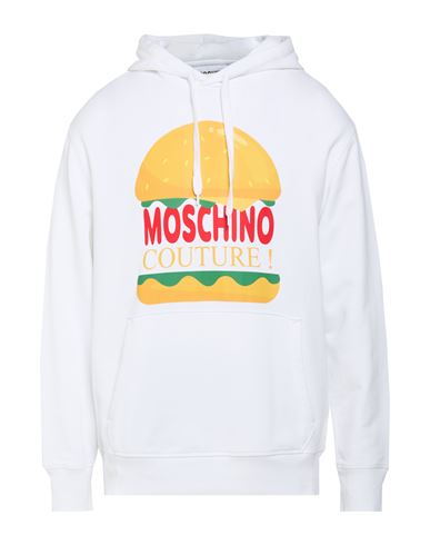Man Sweatshirt White Size 36 Cotton
