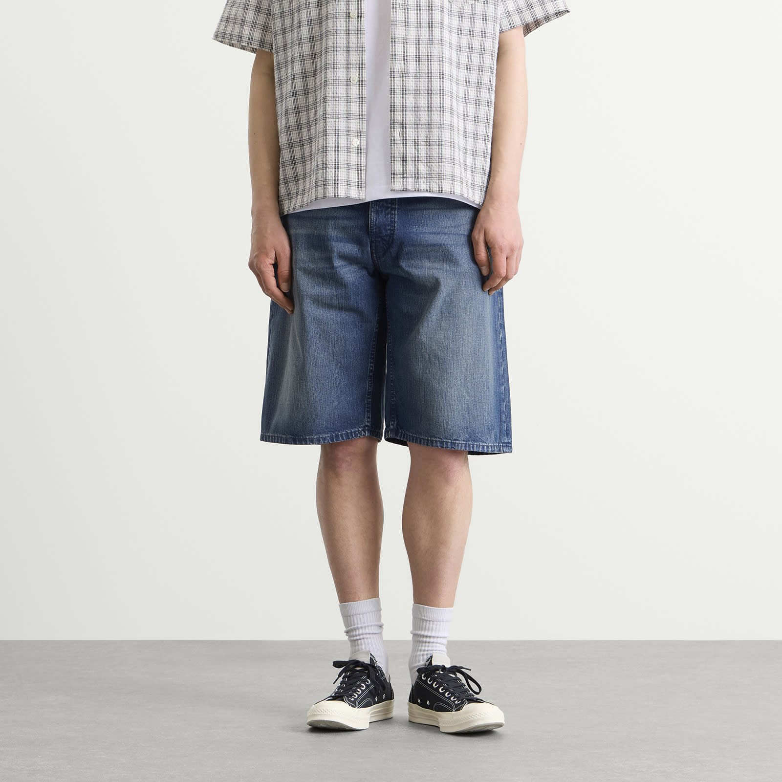 Men's Zeb Denim Shorts Mid Blue