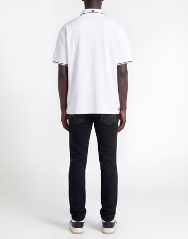 Man Polo shirt White Size S Cotton