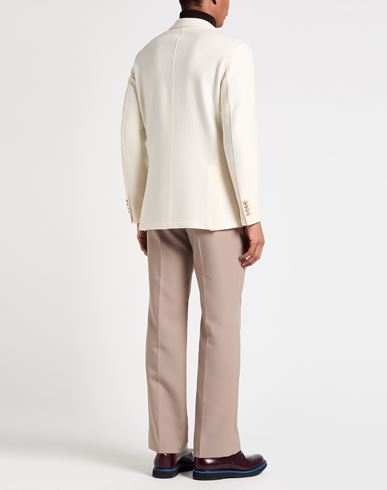 Man Blazer Ivory Size 40 Wool