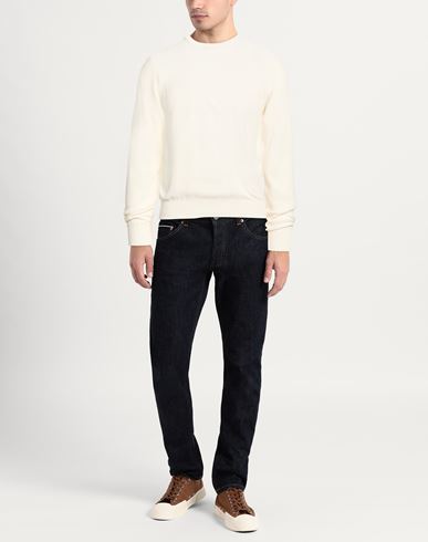Man Sweater Off white Size 40 Cotton