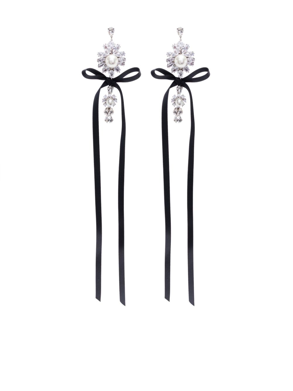 Bow earrings - Silver