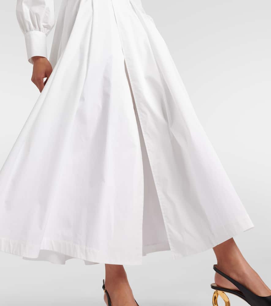 Isabela cotton-blend midi dress