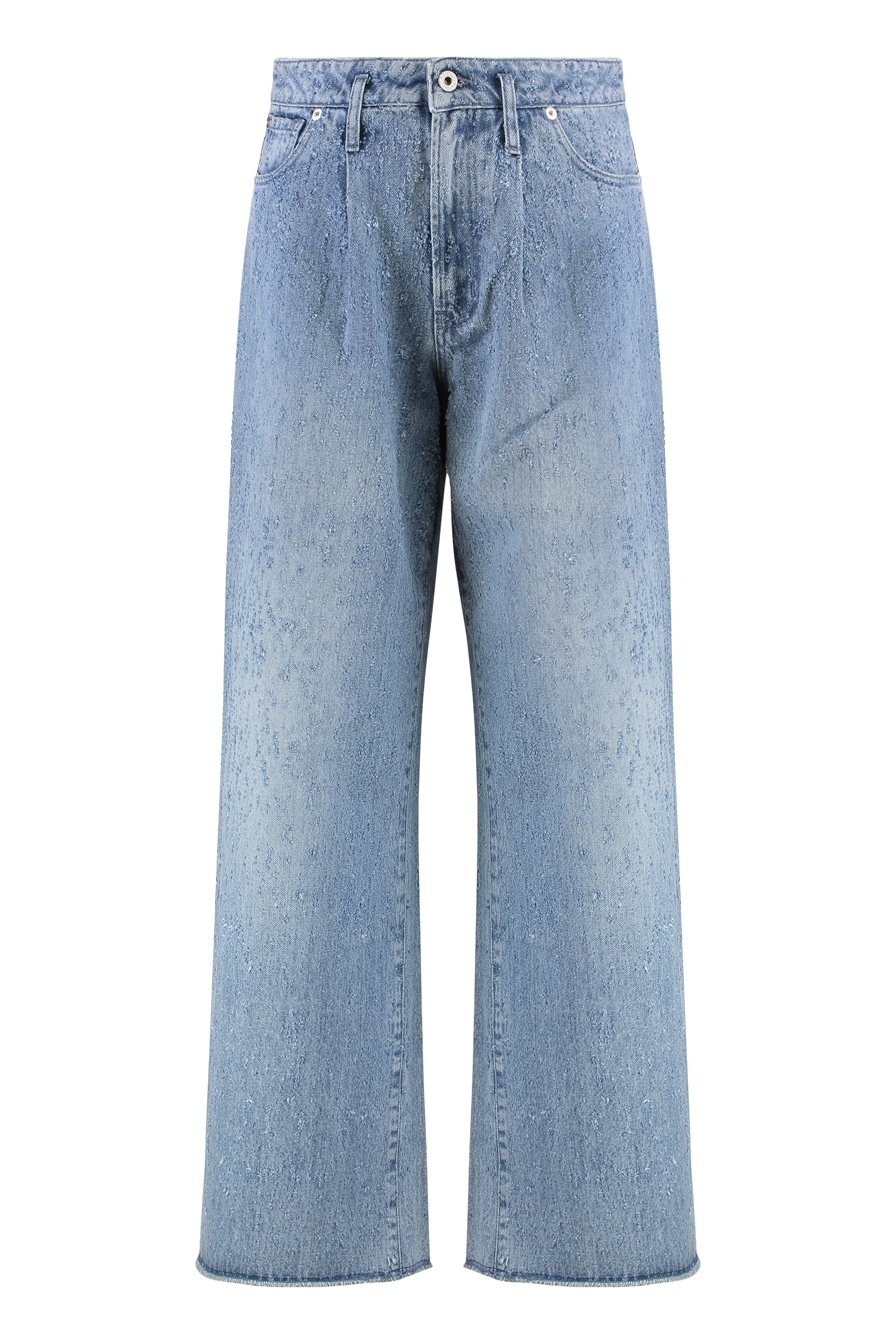Logo-patch Wide-leg Jeans