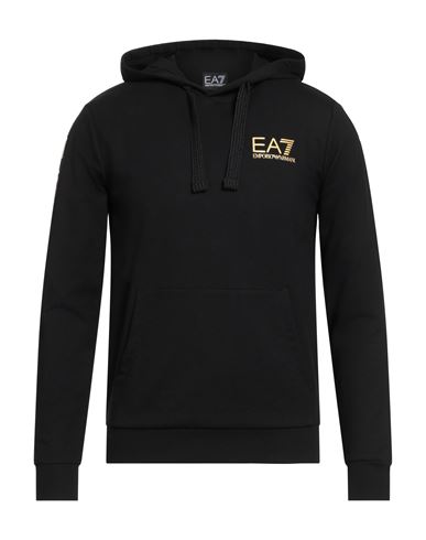 Man Sweatshirt Black Size XS Cotton