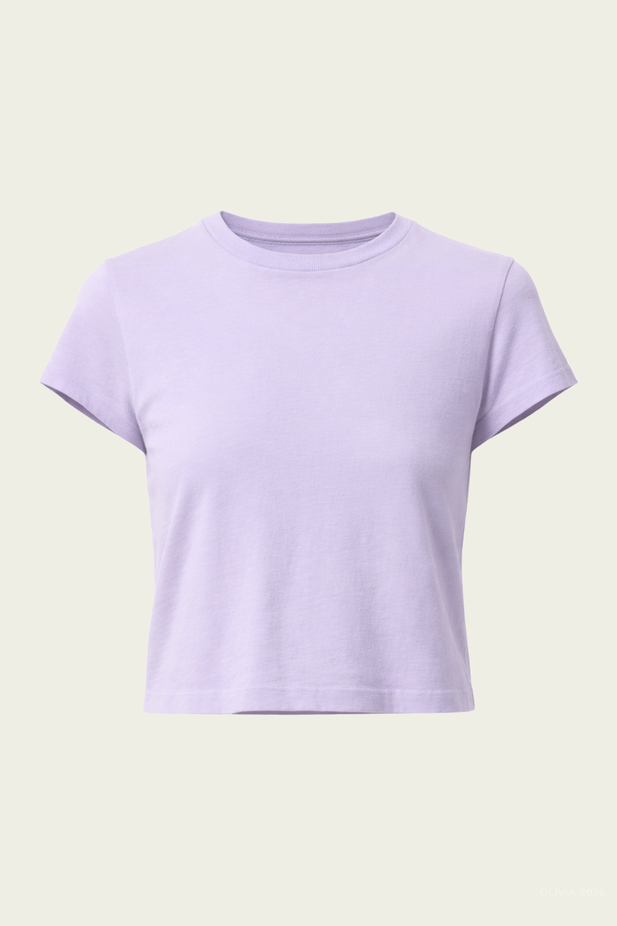 Adine Shrunken Tee in Lilac