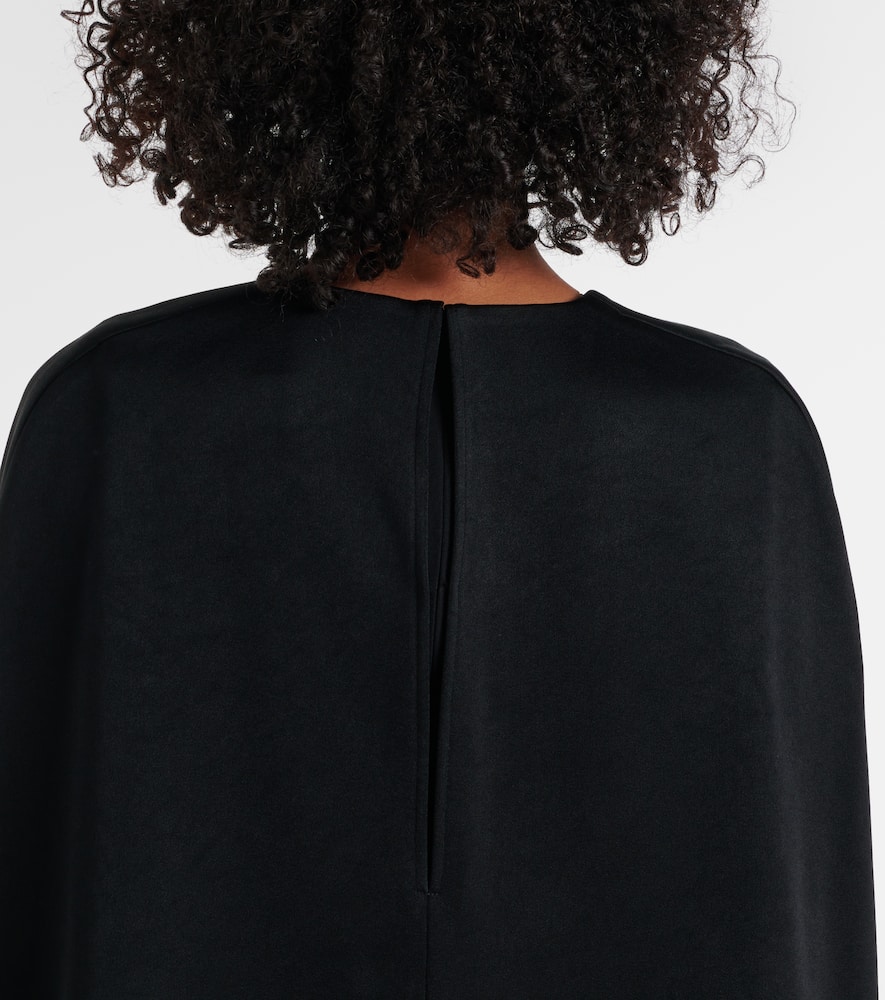 Roland Mouret Embellished satin crêpe gown