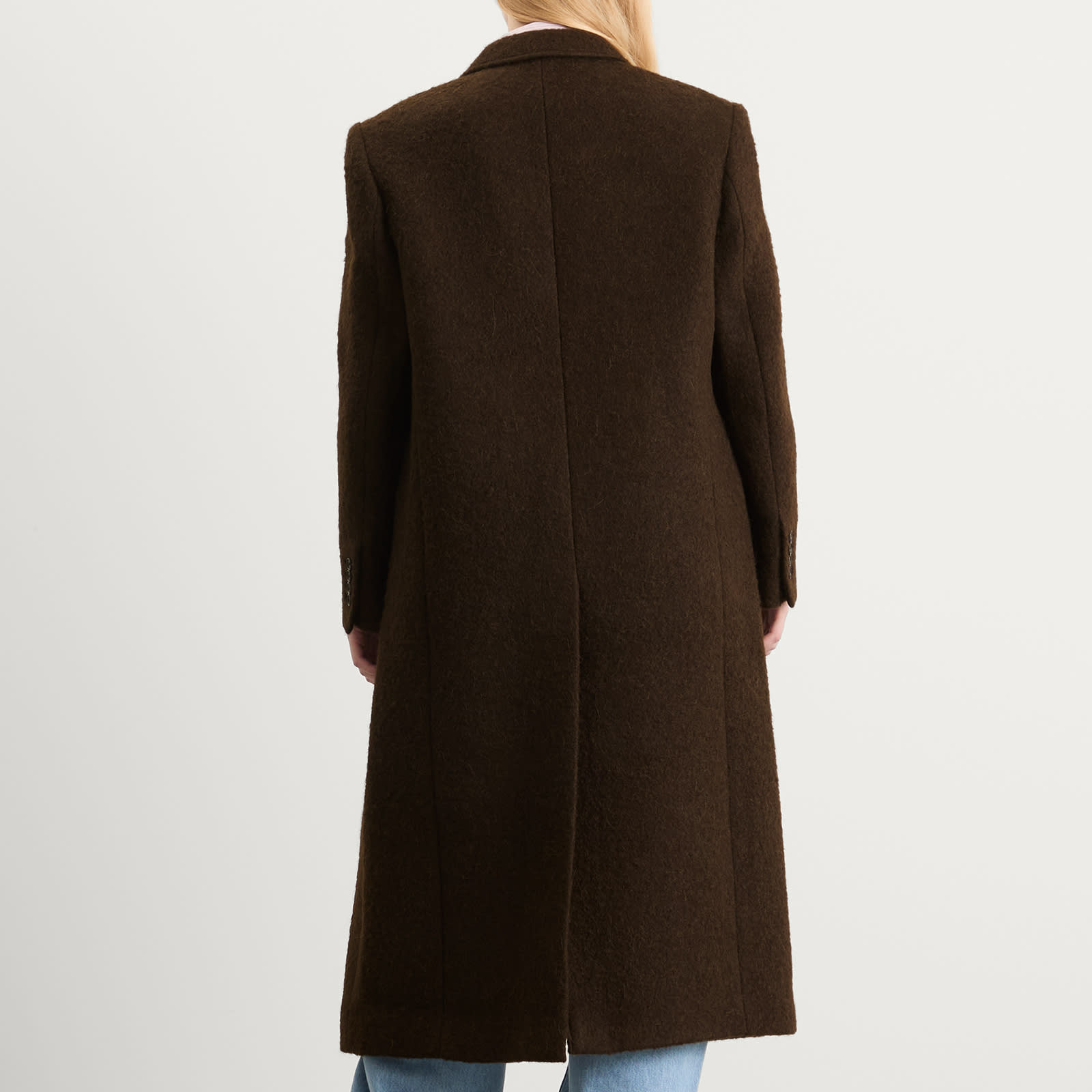Women's Wool Boucle Coat Brown