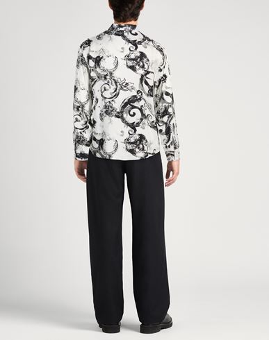 Man Shirt White Size 38 Viscose