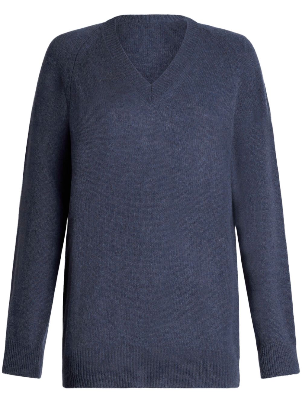 Cashmere v-neck sweater - Blue