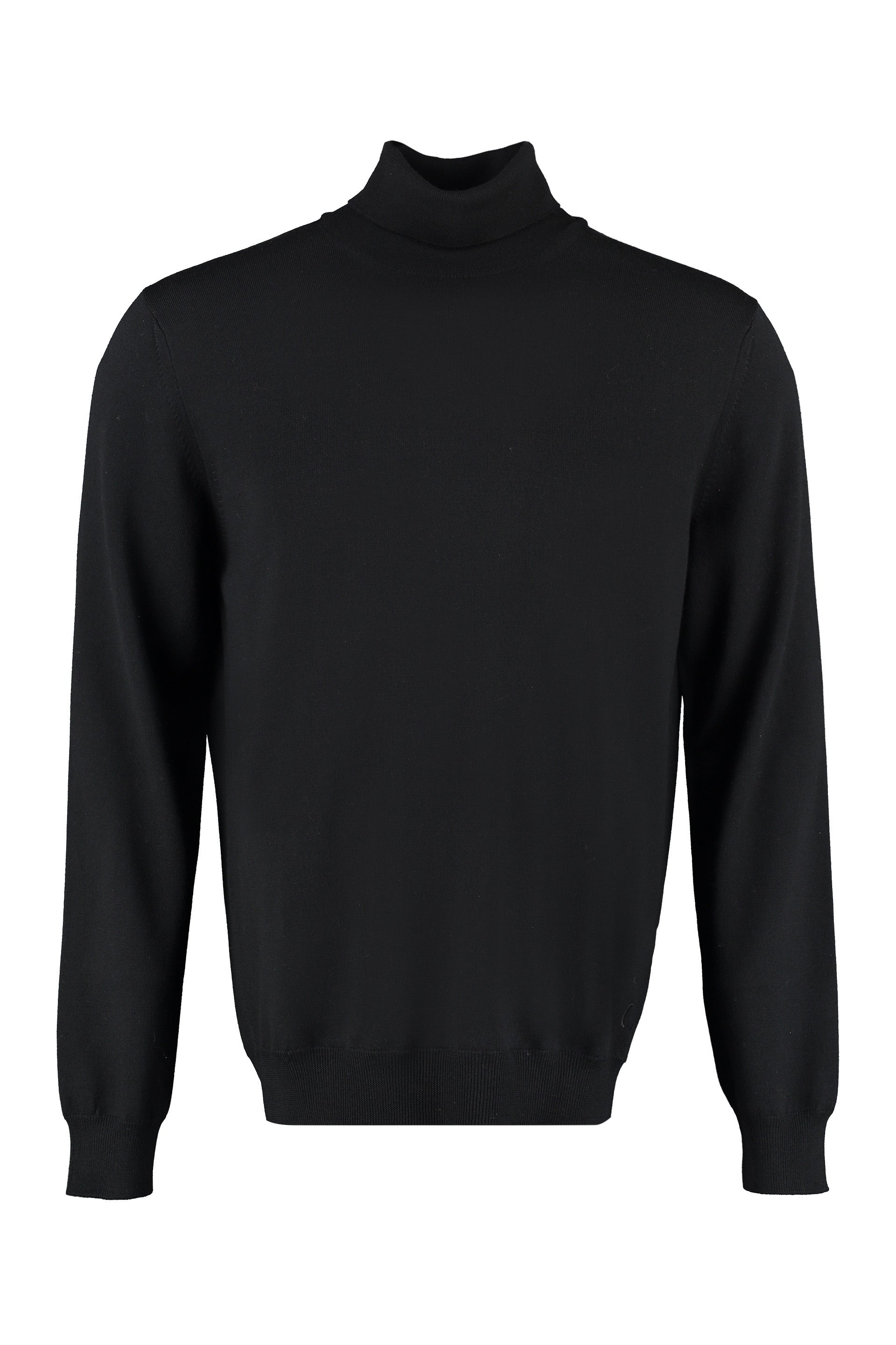 The (alphabet) Alphabet Knit Extra-Fine Wool Turtleneck Sweater