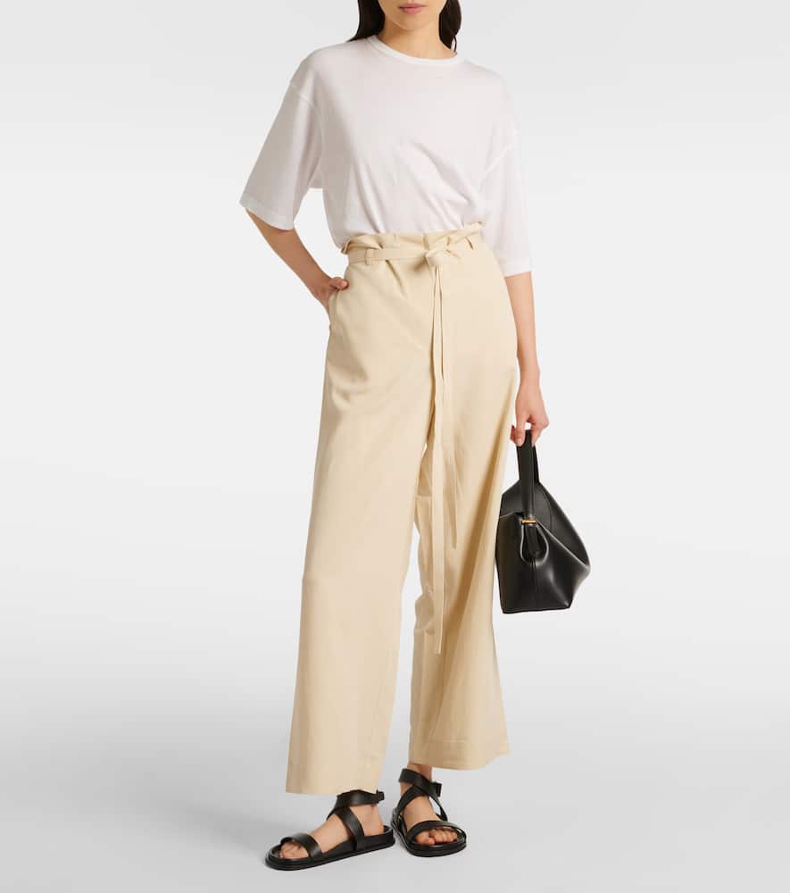 Toteme Tie-detail midi dress