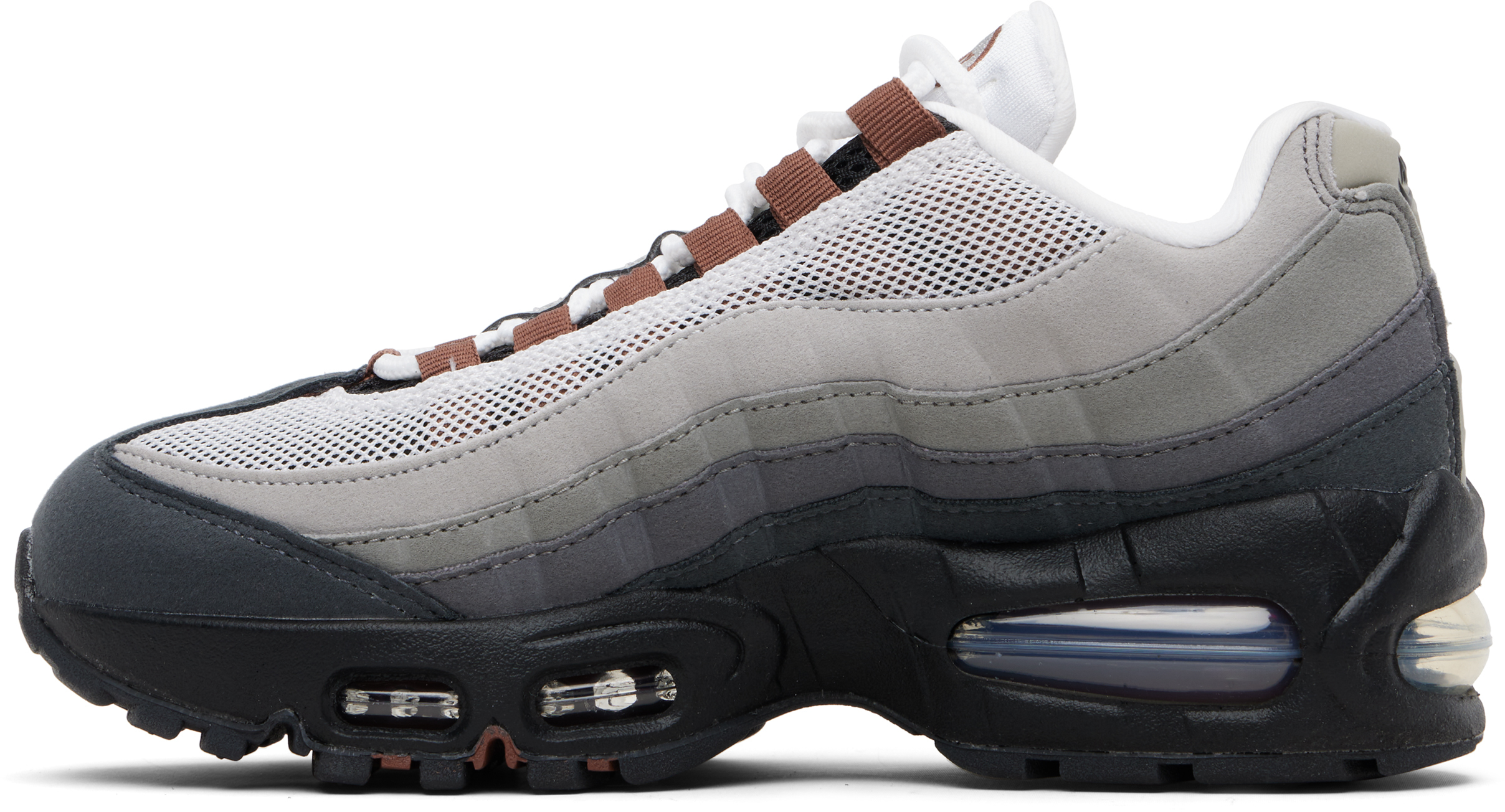 Gray Air Max 95 Big Bubble Sneakers