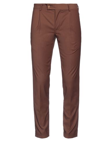 Man Pants Brown Size 30 Polyester, Viscose, Elastane