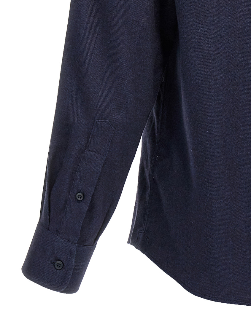 Blue Regular Fit Shirt