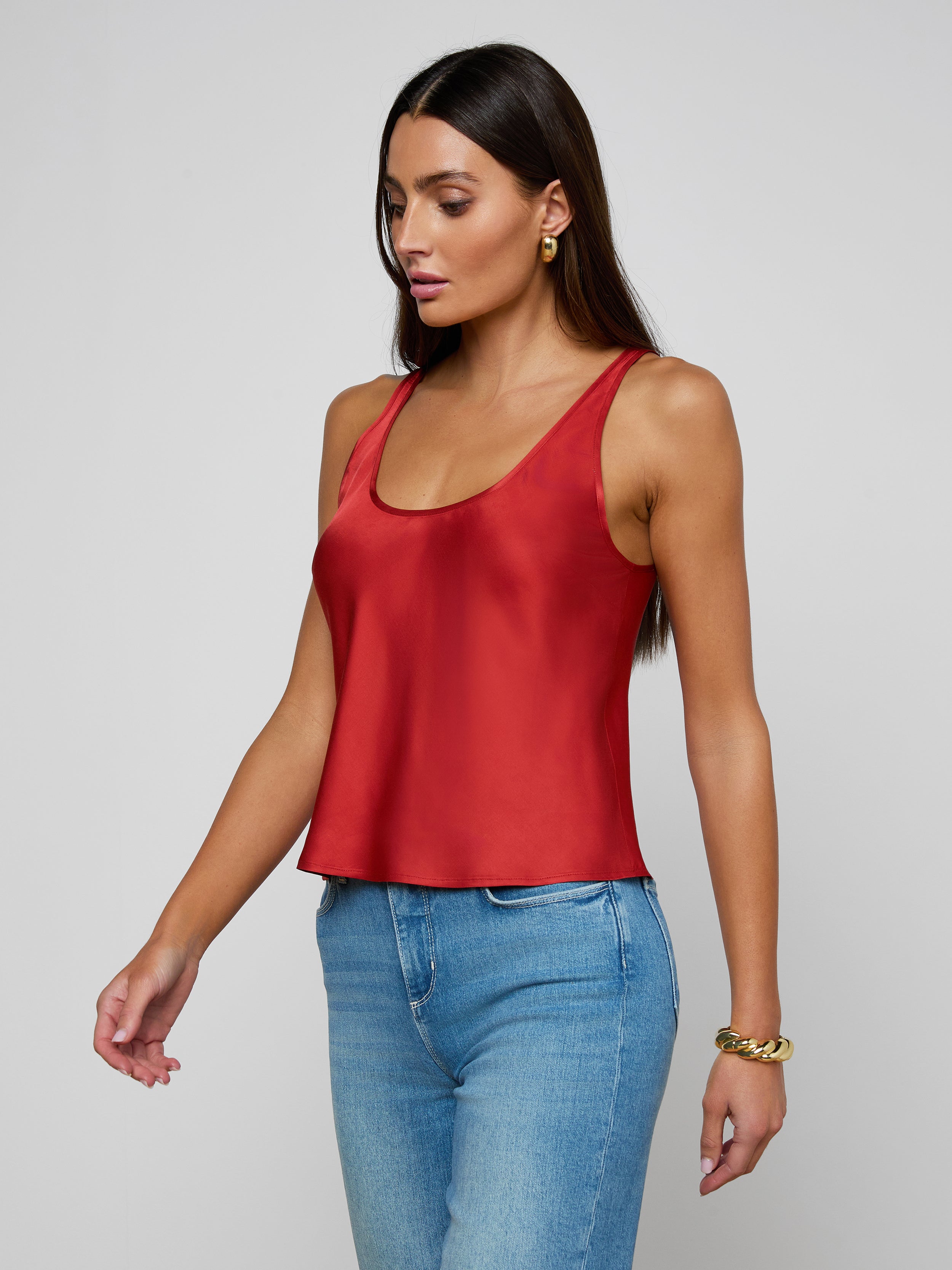 Eddie Tank Top In Poppy