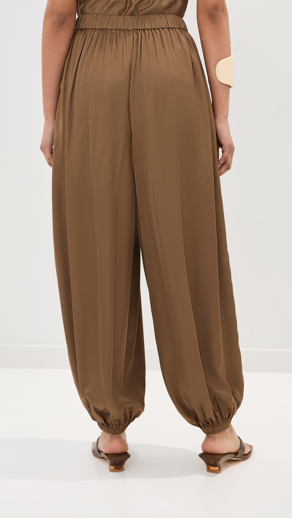 Hunter Satin Balloon Pants Navy