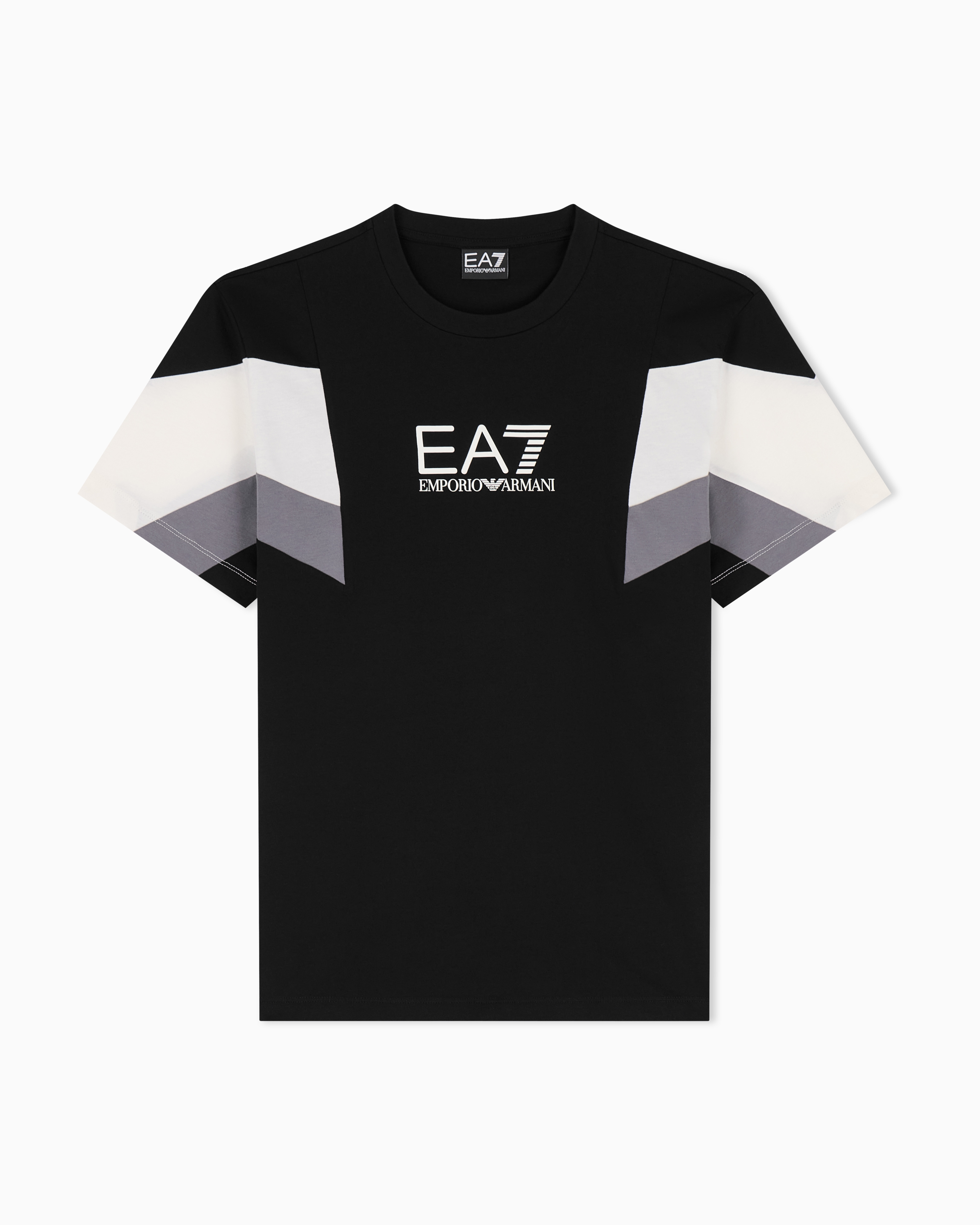 Summer Block cotton jersey crew-neck T-shirt