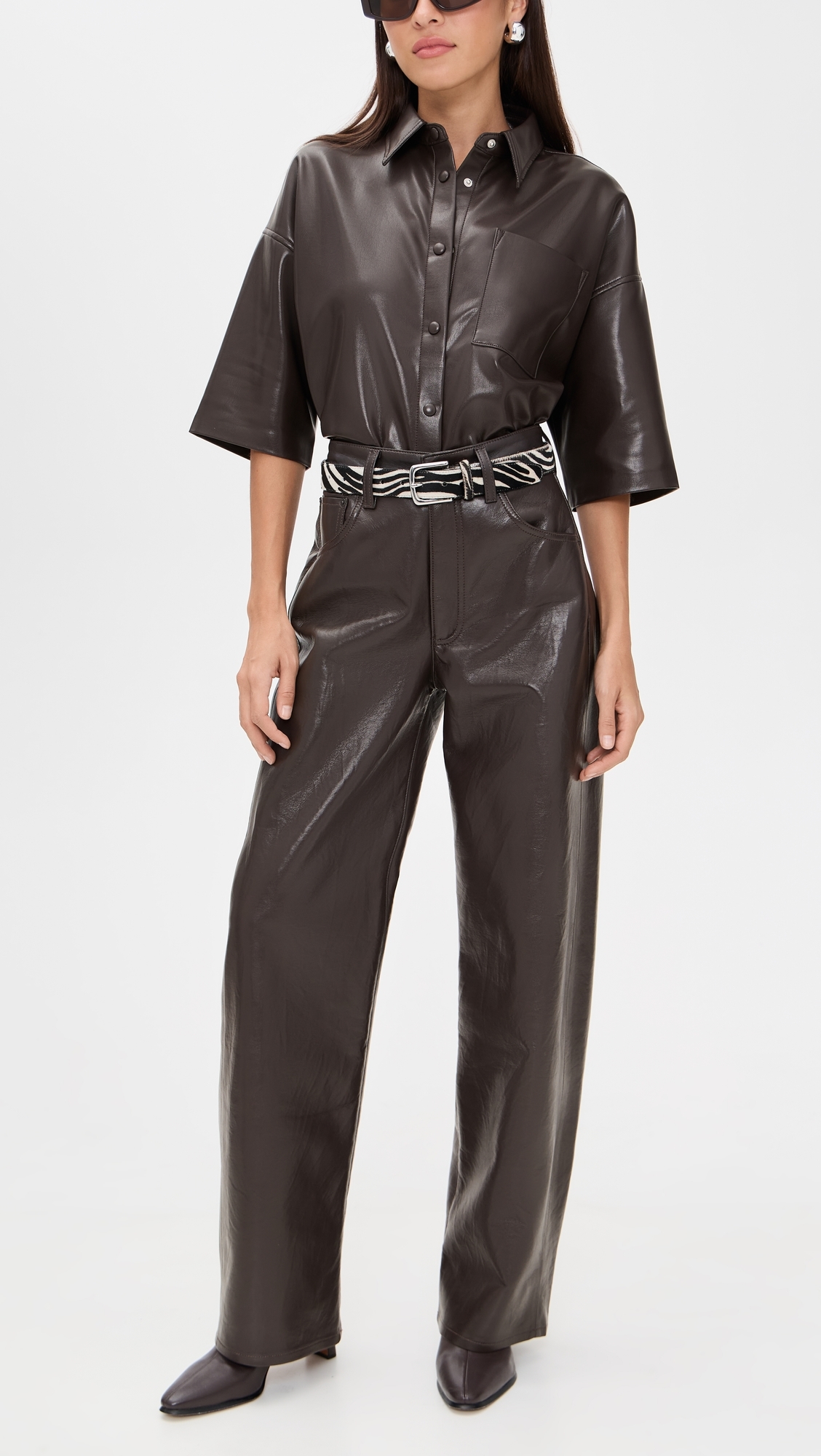 Ayla Baggy Pants Chocolate
