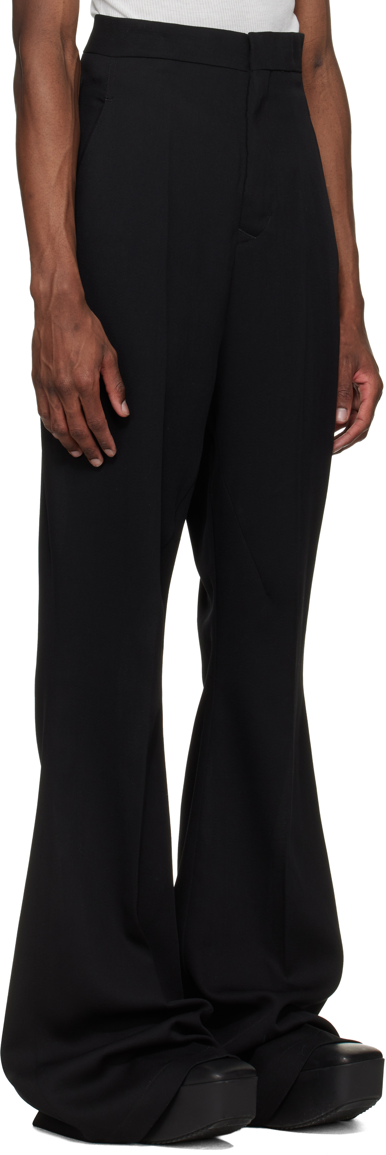 Black Temple Dirt Bolan Trousers