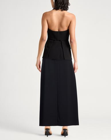 Woman Maxi skirt Midnight blue Size S Cotton, Elastomultiester, Elastane