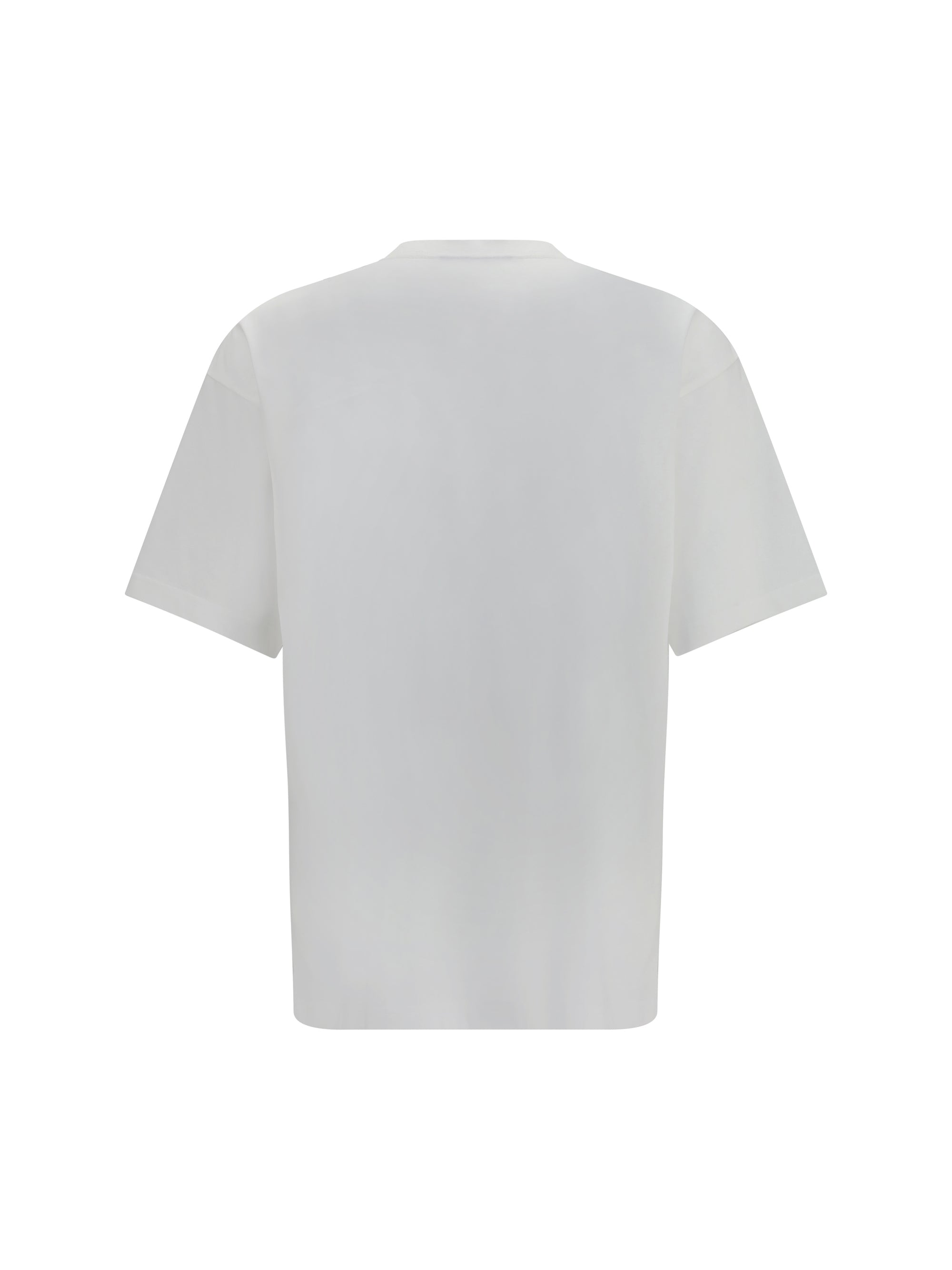 Printed Cotton T-Shirt — White