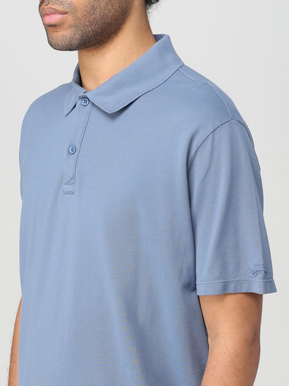Polo Shirt Men color Blue