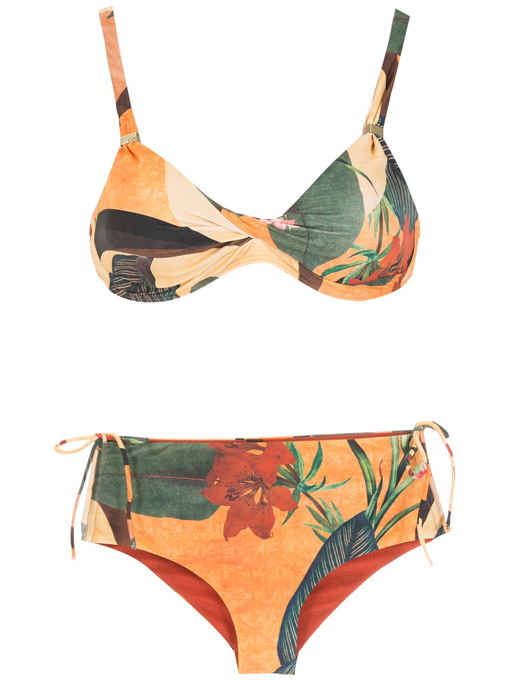 Marcela estampado bikini - Yellow