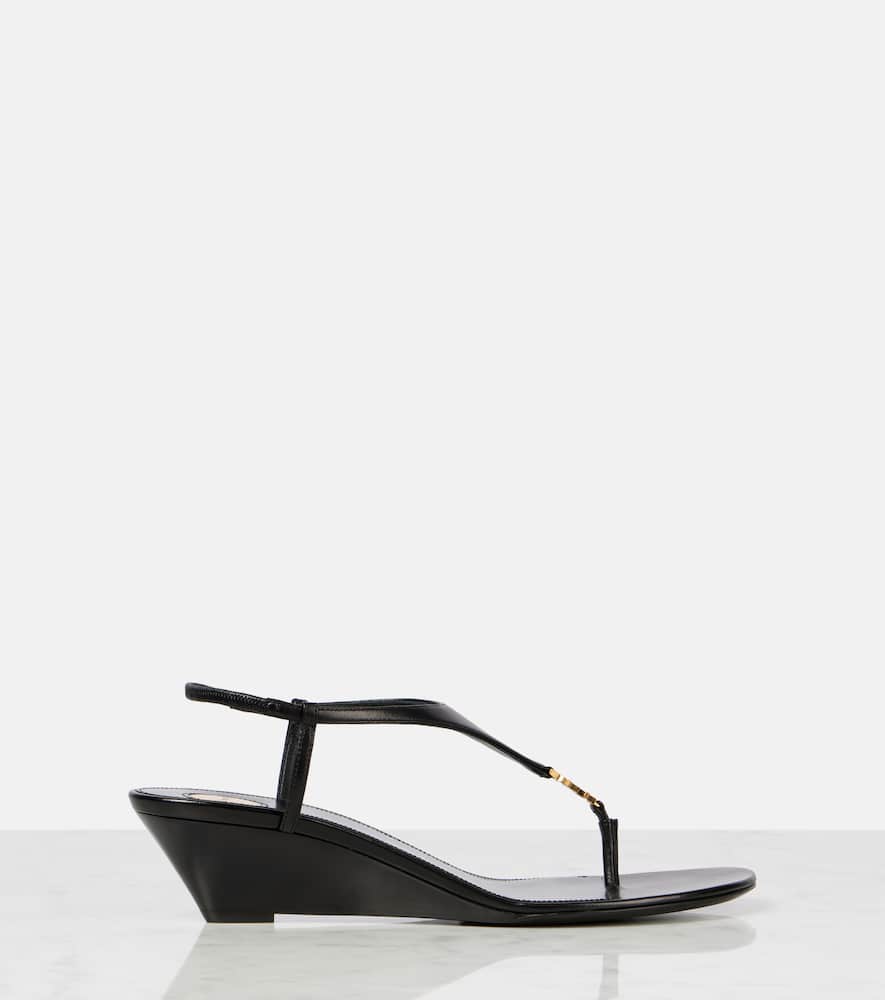 Cassandre 40 leather wedges