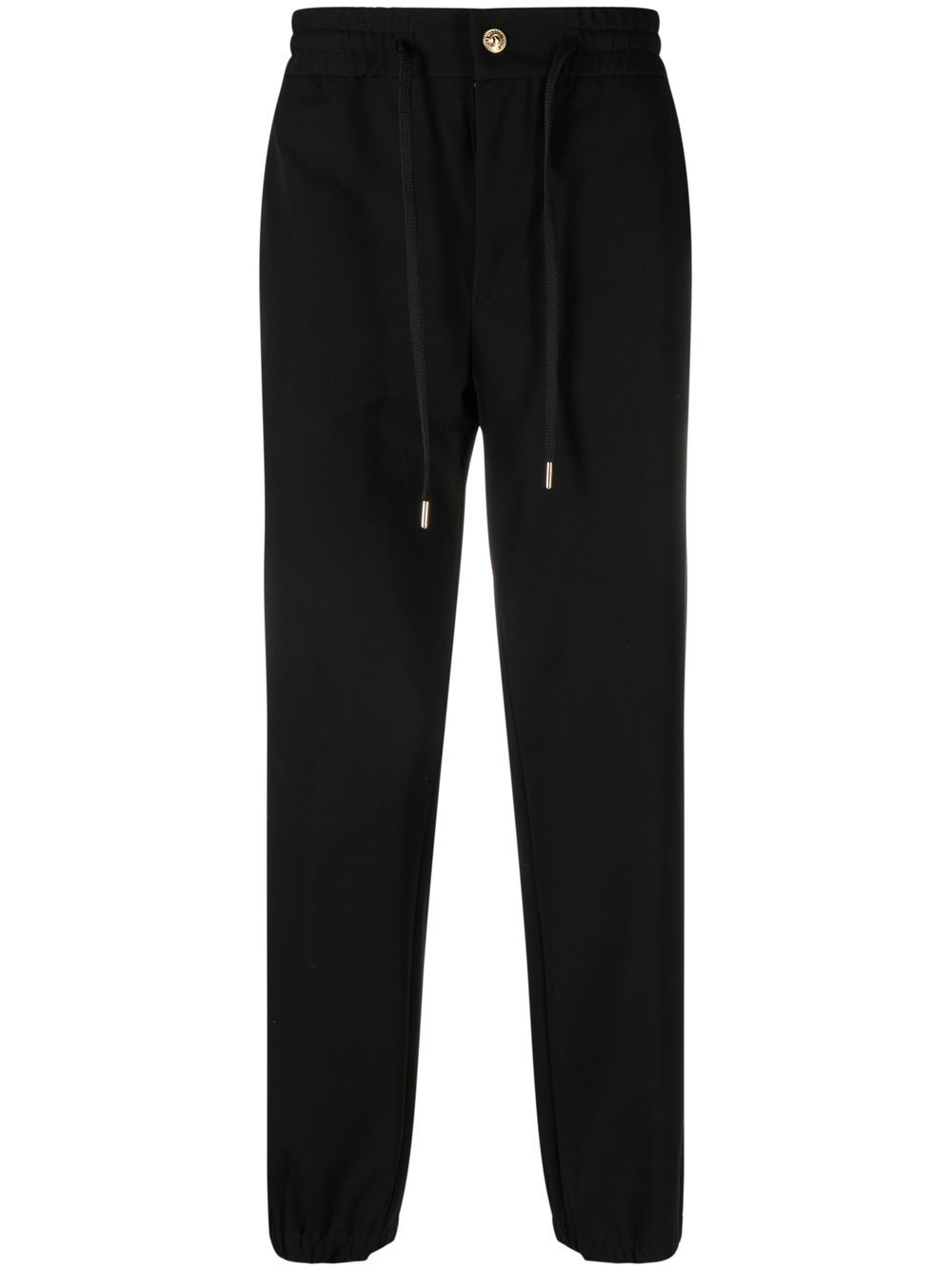Drawstring track pants - Black